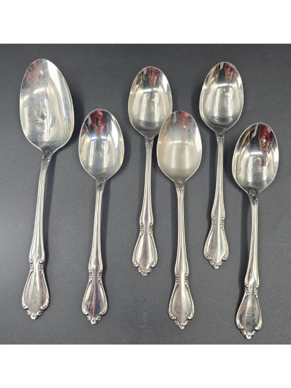 Oneida Oneidacraft Deluxe Stainless Chateau 5 Soup 1 Serving Spoons Replacements